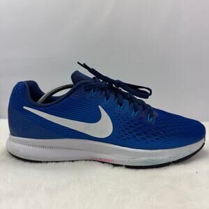 Nike Air Zoom Pegasus 34 Running Shoes Indigo Force White Blue Men’s 11.5